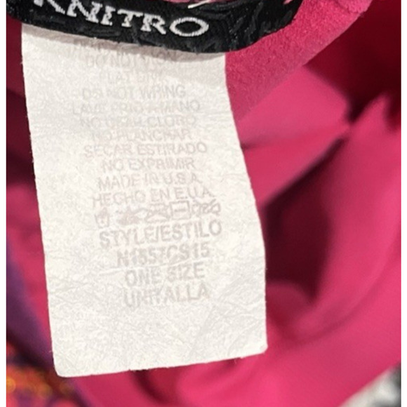 Knitro LOVE KILLS Rare Y2K Crystal Pink Tube Dress Made in USA One Size Clubwear - Picture 6 of 9